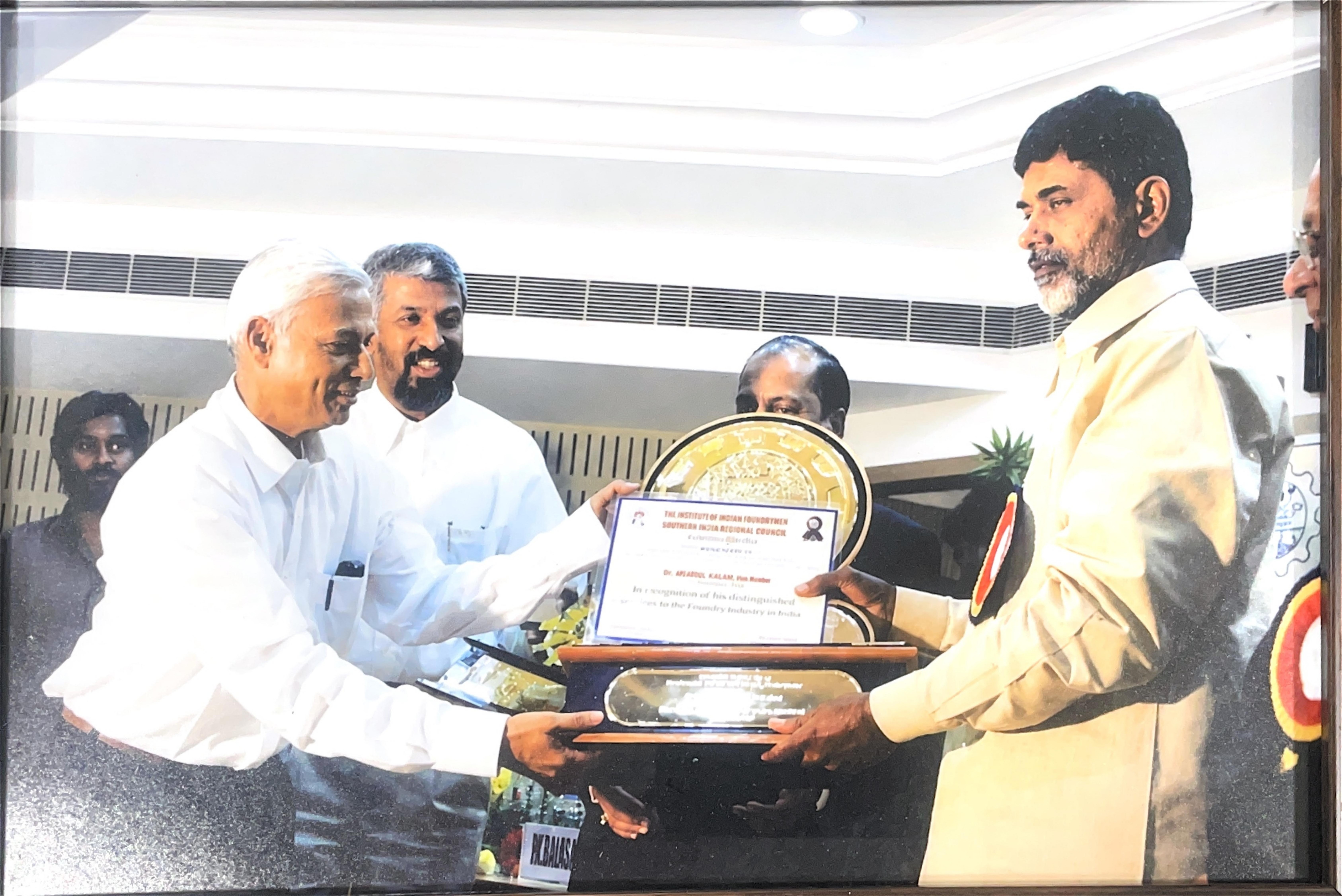 Southern India Regional Council recognition presented to Abja Power leadership