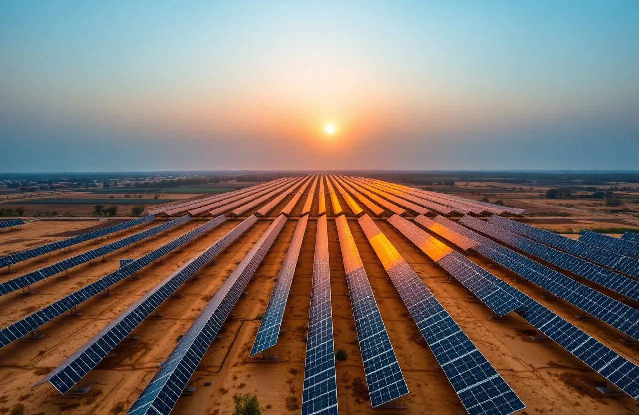 42MWp ground mounted solar plant
